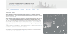 Desktop Screenshot of eleanorrathbonetrust.org.uk